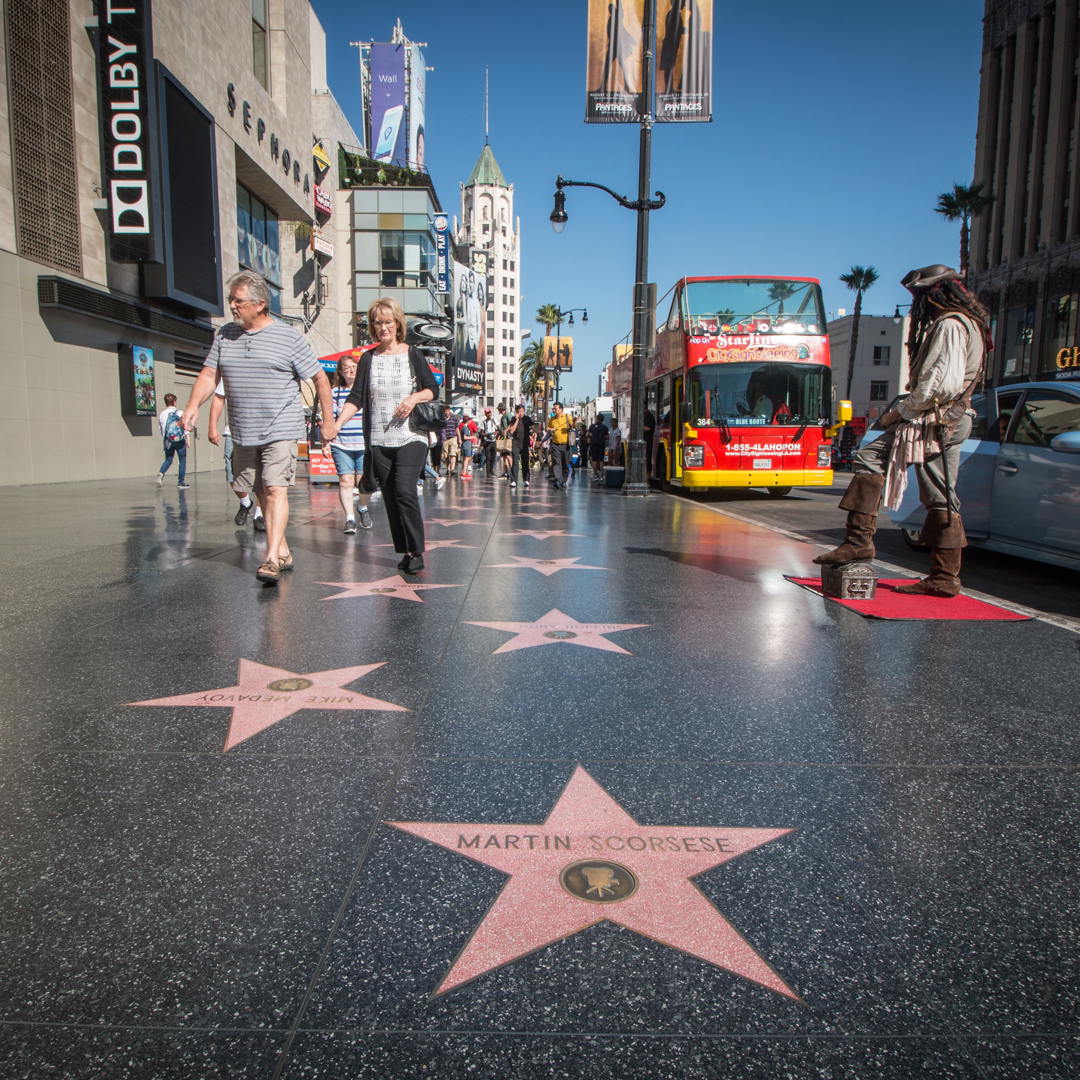 Spannende Los Angeles Walk Of Fame Ebenbild